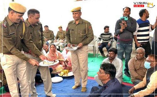 सफाई कर्मी की बेटी की शादी में मायरा भरा पुलिस ऑफिसर्स ने, पिता अशोक वाल्मीकि हुए भावुक, देखें वीडियो...-image-642138b81a986