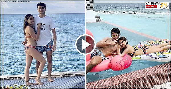 VIDEO: Sara Ali Khan अपने भाई Ibrahim Ali Khan संग बिकिनी पहन नहाती आई नजर, फैंस ने किये भद्दे कमेंट्स-banner