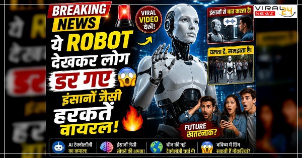 ये Robot देखकर लोग डर गए ? इंसानों जैसी हरकतें वायरल ?