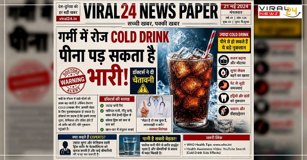 गर्मी में रोज Cold Drink पीना पड़ सकता है भारी ? Doctors ने दी Warning ?