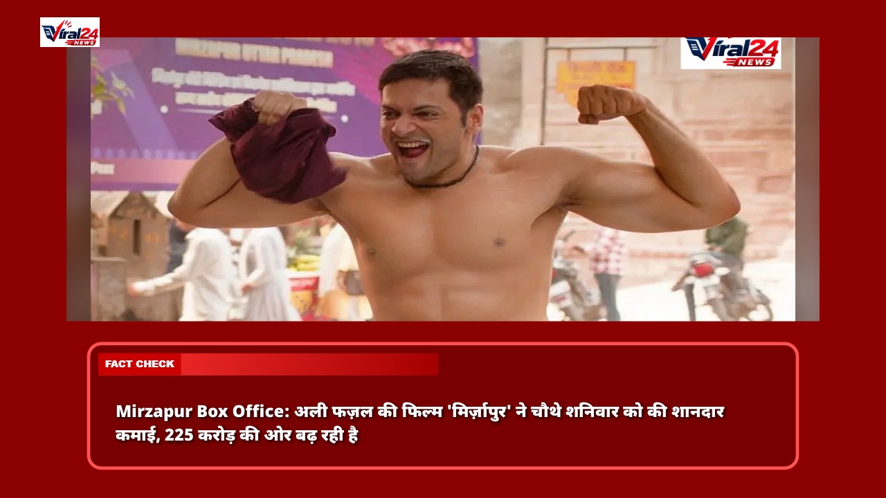 Mirzapur Box Office: अली फज़ल की फिल्म 'मिर्ज़ापुर' ने चौथे शनिवार को की शानदार कमाई, 225 करोड़ की ओर बढ़ रही है